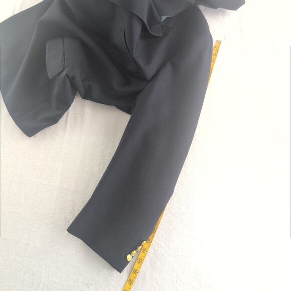 Wimbledon Of England Wool Blend Navy Gold Button Suit Jacket Men's 56R - Picture 9 of 11